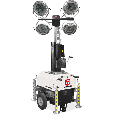 TRIME X-CHAIN 4X150W LED ATEX 7M взрывобезопасная электрическая осветительная мачта фото 1