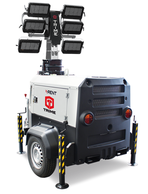 Мобильная мачта освещения TRIME X-Rent 6x320W LED - 9M светодиодная фото 1